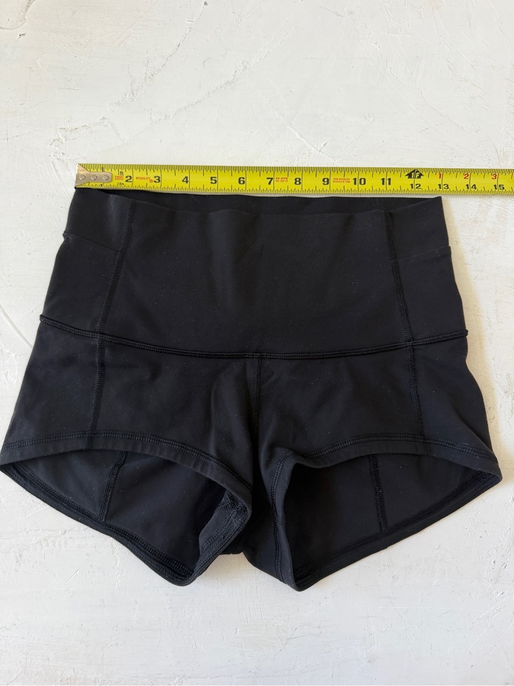 Lululemon Wunder Black Short *Full-On Luon 2" Size 8 - Picture 7 of 9